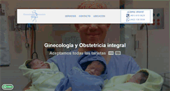 Desktop Screenshot of ginecologocelaya.com